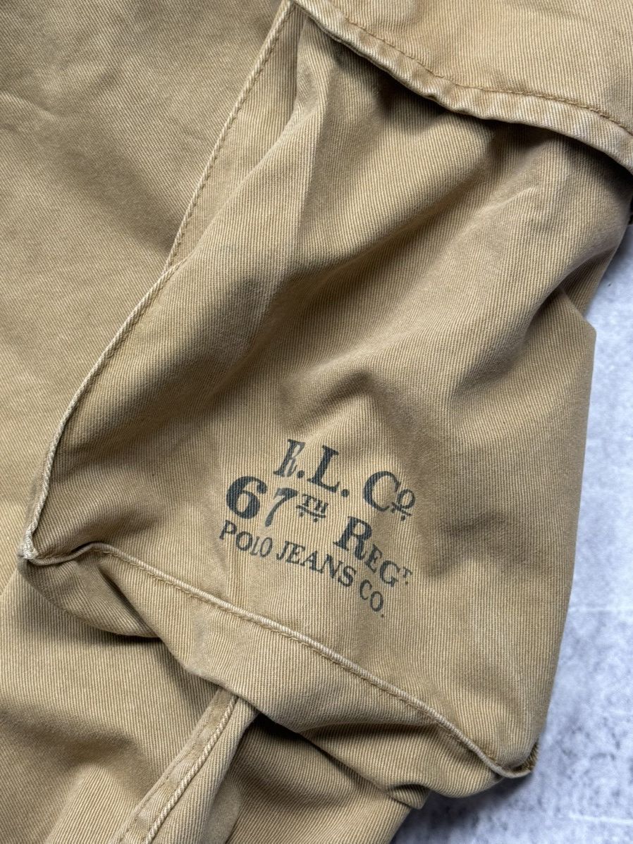 Polo Ralph Lauren Vintage Parachute Cargo Pant Polo Jeans Company Beige Pants Size US 32 / EU 48 - 14 Thumbnail