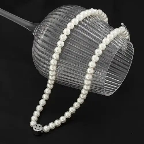 Other Pendant smile pearl necklace Size ONE SIZE - 3 Thumbnail