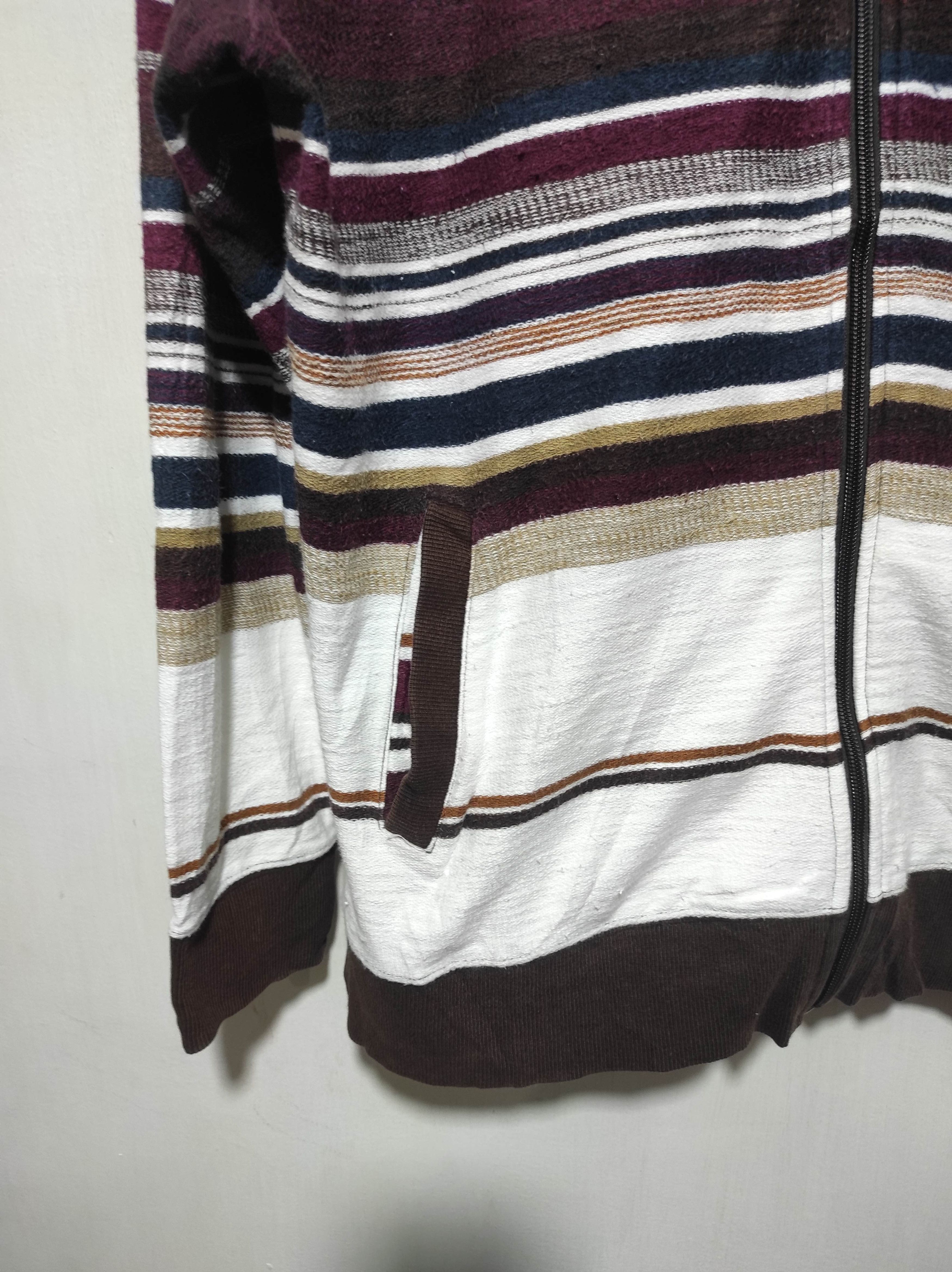 Hysteric Glamour Closshi Stripe zip Fur hoodie IfSixWasNine LGB style Size US L / EU 52-54 / 3 - 5 Thumbnail