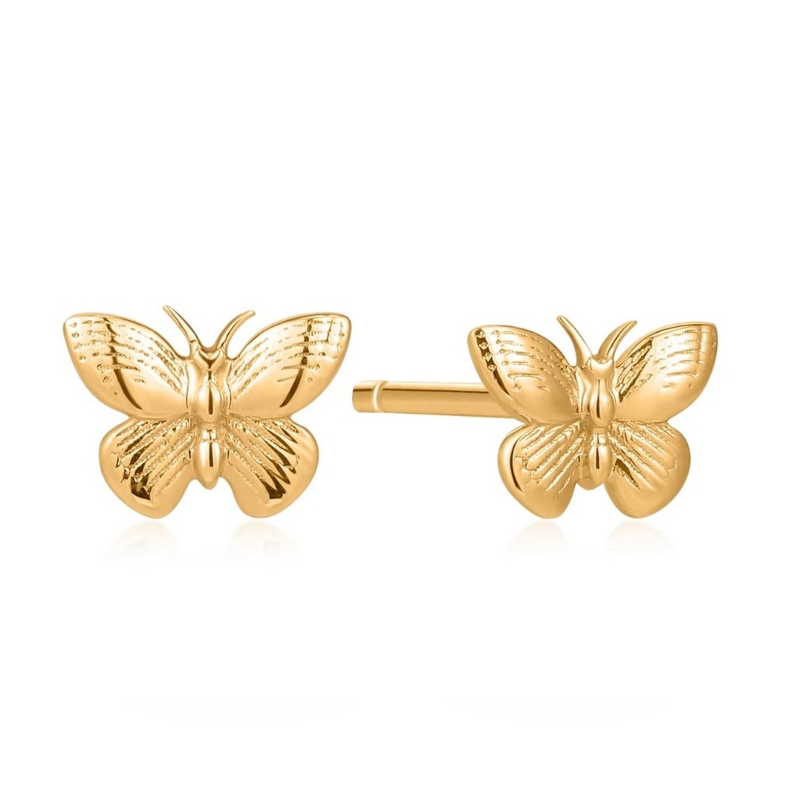 Other 14K Solid Gold Butterfly Earrings 🦋 Size ONE SIZE - 1 Thumbnail