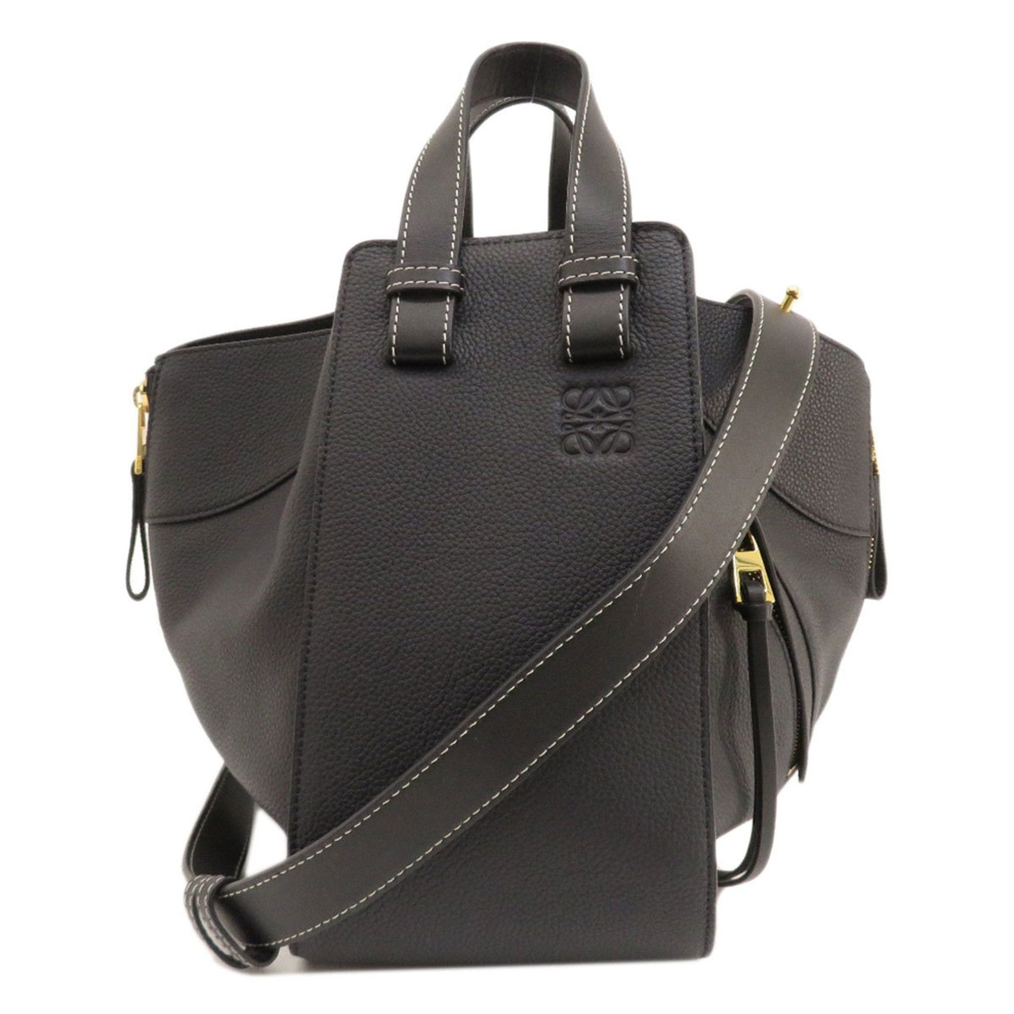 image of Loewe Hammock Handbag Calf Ladies in Black, Women's