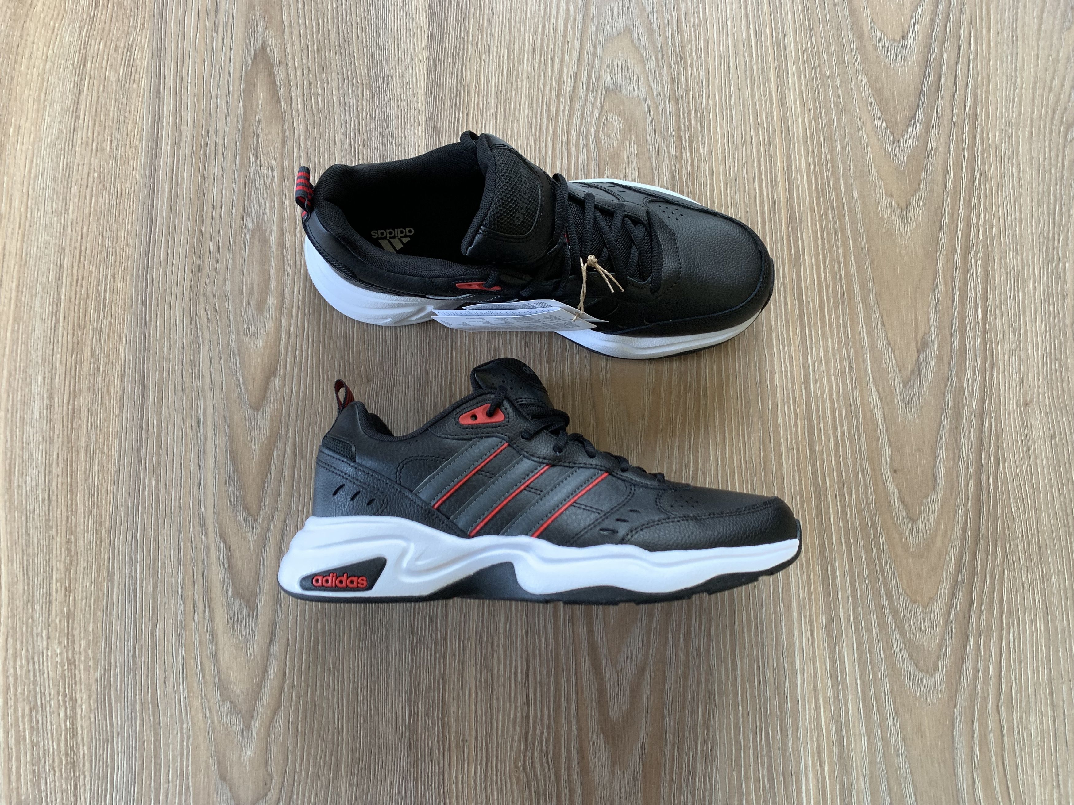 Mens Adidas Strutter Black Sneakers