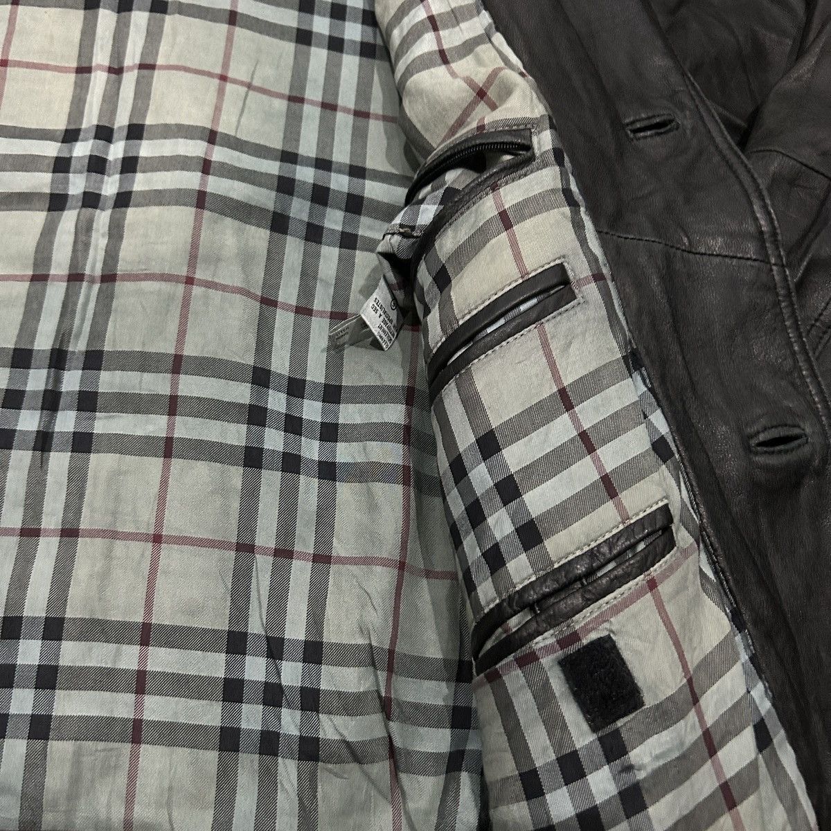 Burberry Vintage Burberry London Leather Jacket Size US M / EU 48-50 / 2 - 6 Thumbnail