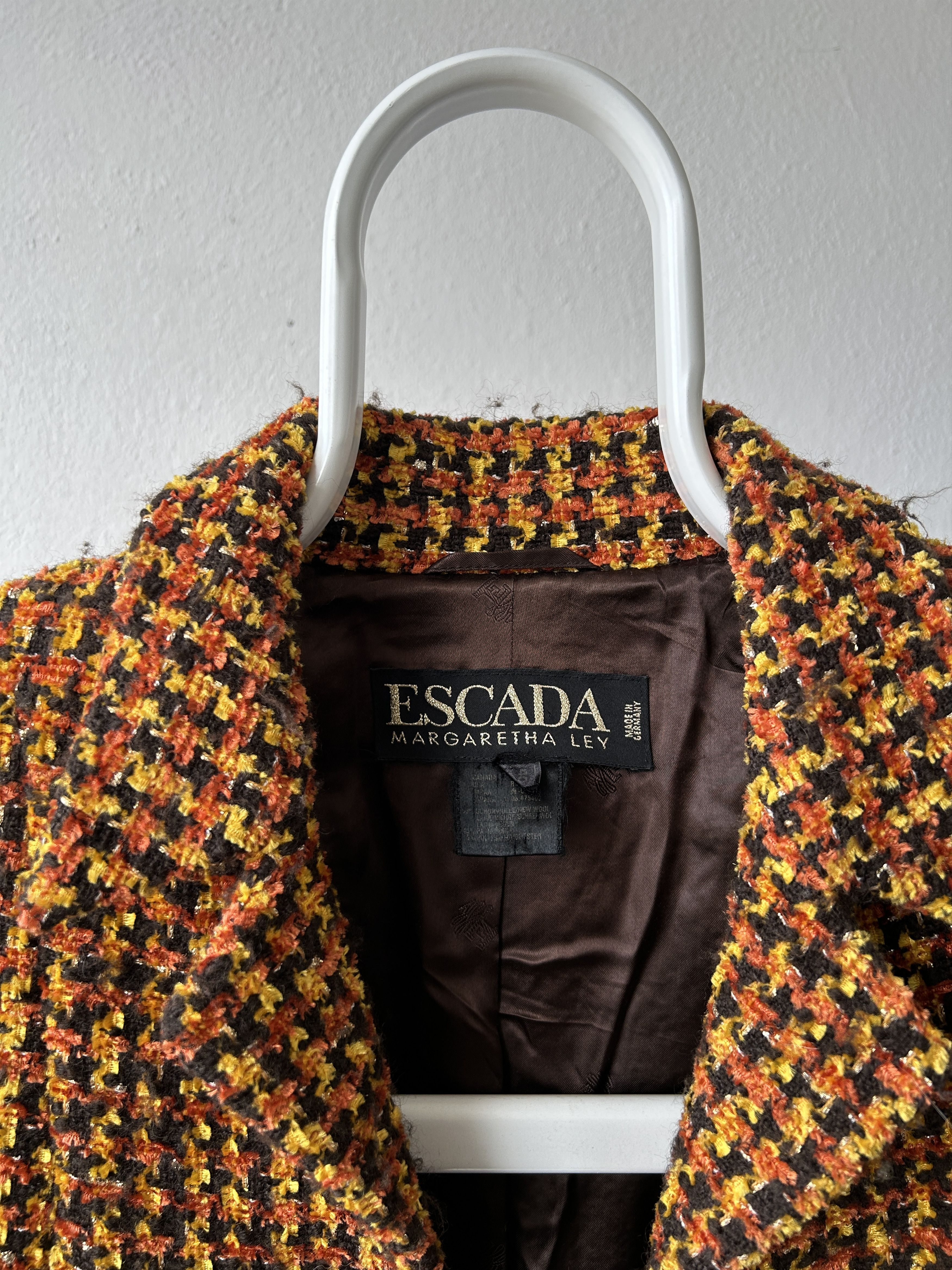 Escada Vintage Escada tweed blazer Size M / US 6-8 / IT 42-44 - 15 Thumbnail