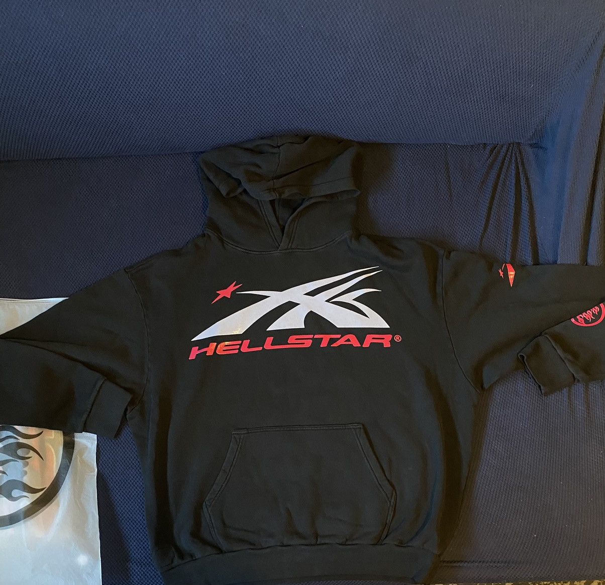 image of Xl Hellstar Sports Hoodie in Black, Men's