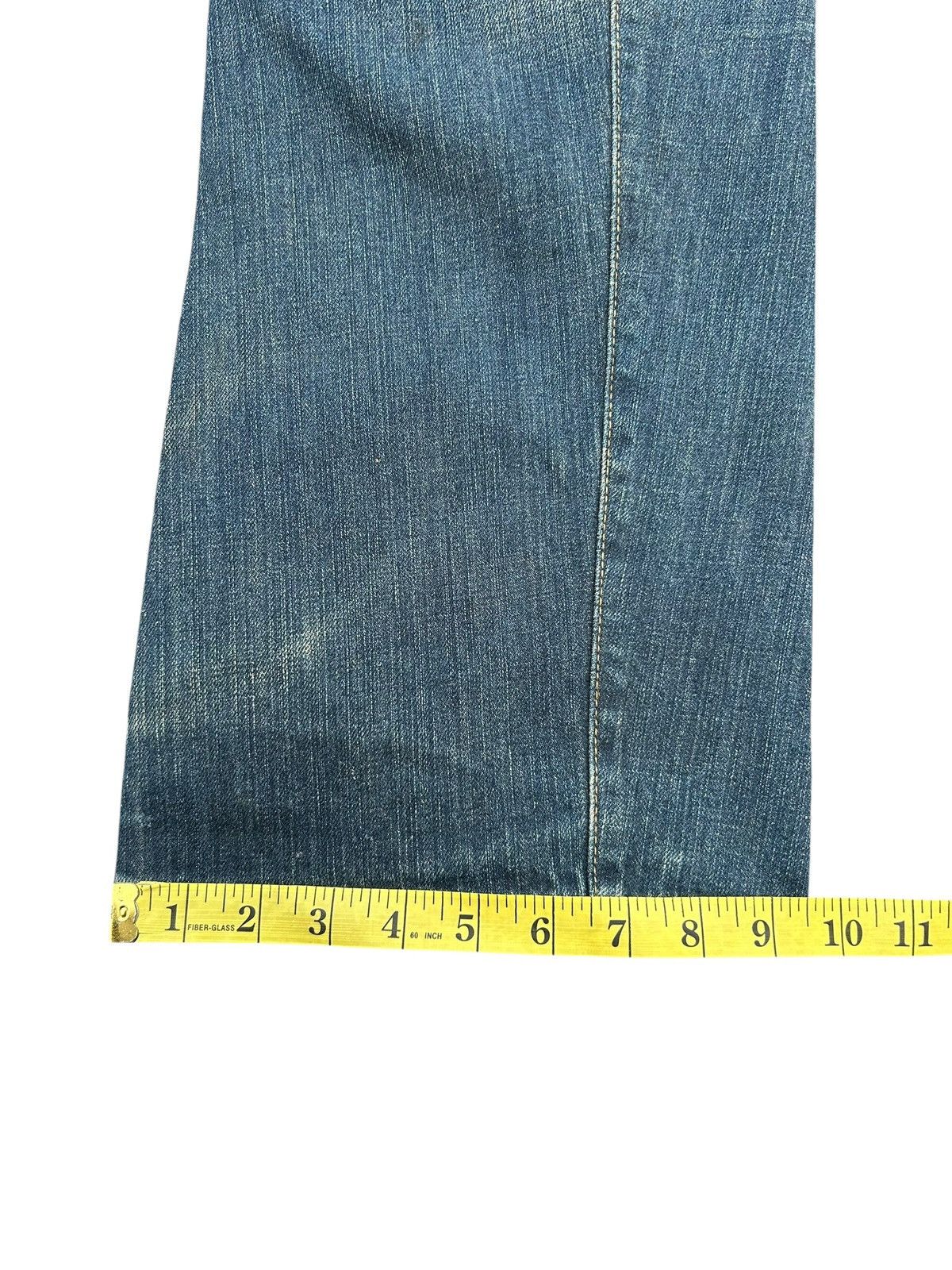 Kapital FLARE RATTLE TRAP PUNK STYLE DISTRESSED DENIM JEANS ☠️🎌 Size US 34 / EU 50 - 21 Thumbnail
