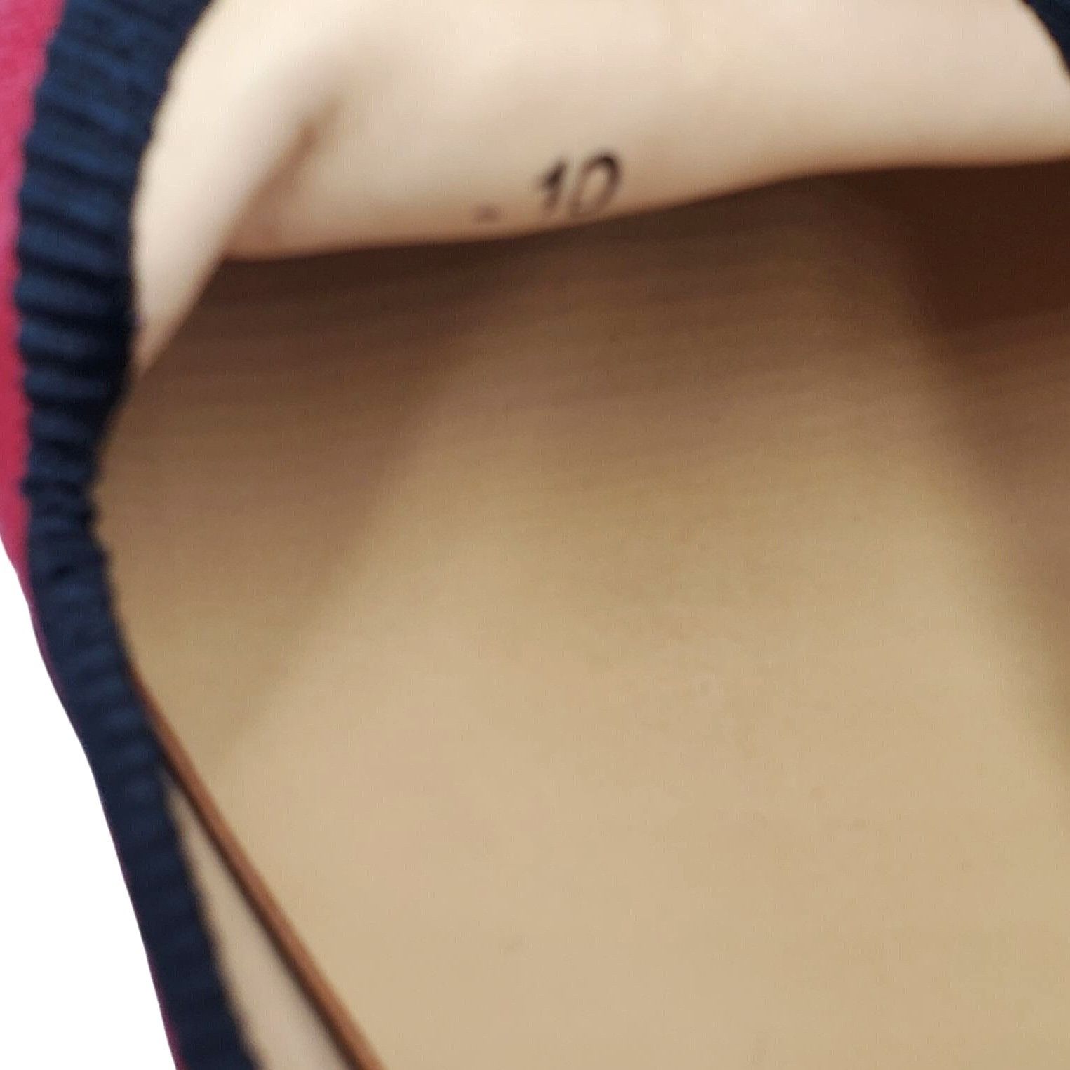 Del Toro Italy Del Toro Men's 10 Red Black Canvas Leather Slip on Loa Size US 10 / EU 43 - 7 Thumbnail
