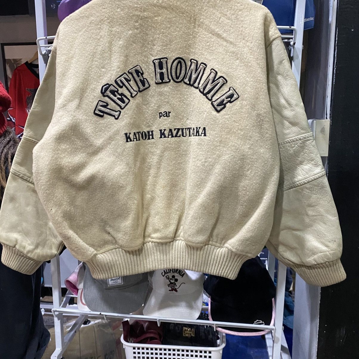 Issey Miyake × Tete Homme VTG Tete Homme Katoh Kazutaka Issey Miyake Varsity Jackets Size US M / EU 48-50 / 2 - 4 Thumbnail