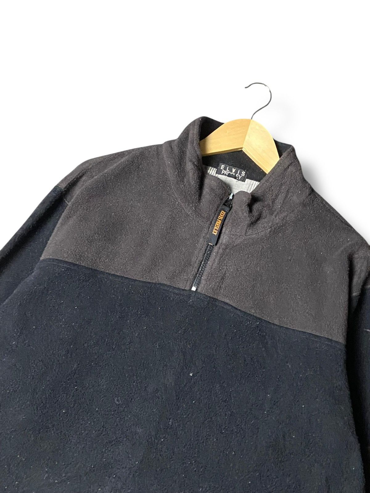 Japanese Brand Elvis Presley Half Zip Pullover Fleece Jacket (160) Size US L / EU 52-54 / 3 - 2 Thumbnail