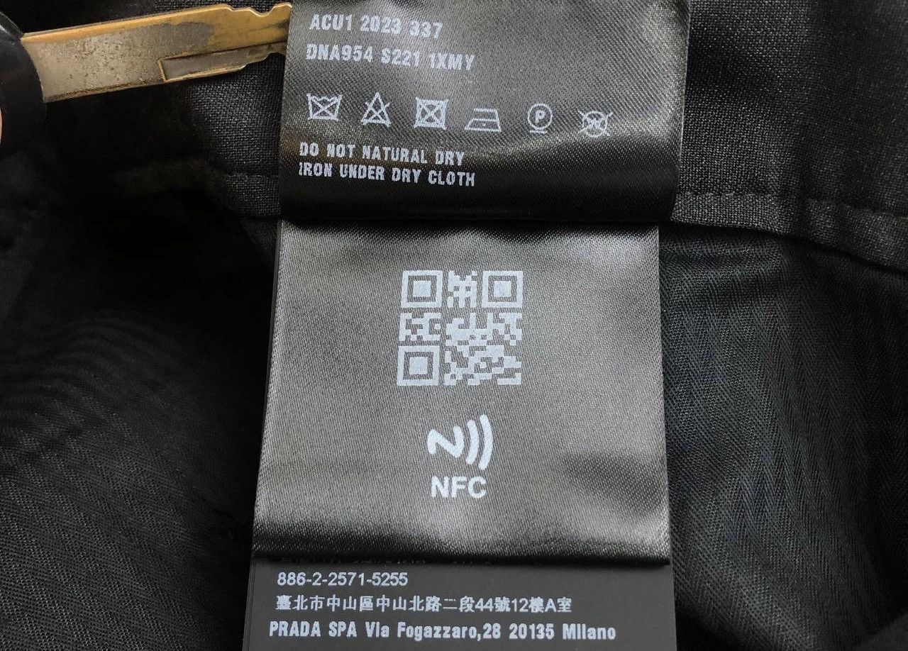 Prada Prada - Single Knee Cargo Logo Wool Trouser Size US 31 - 9 Thumbnail
