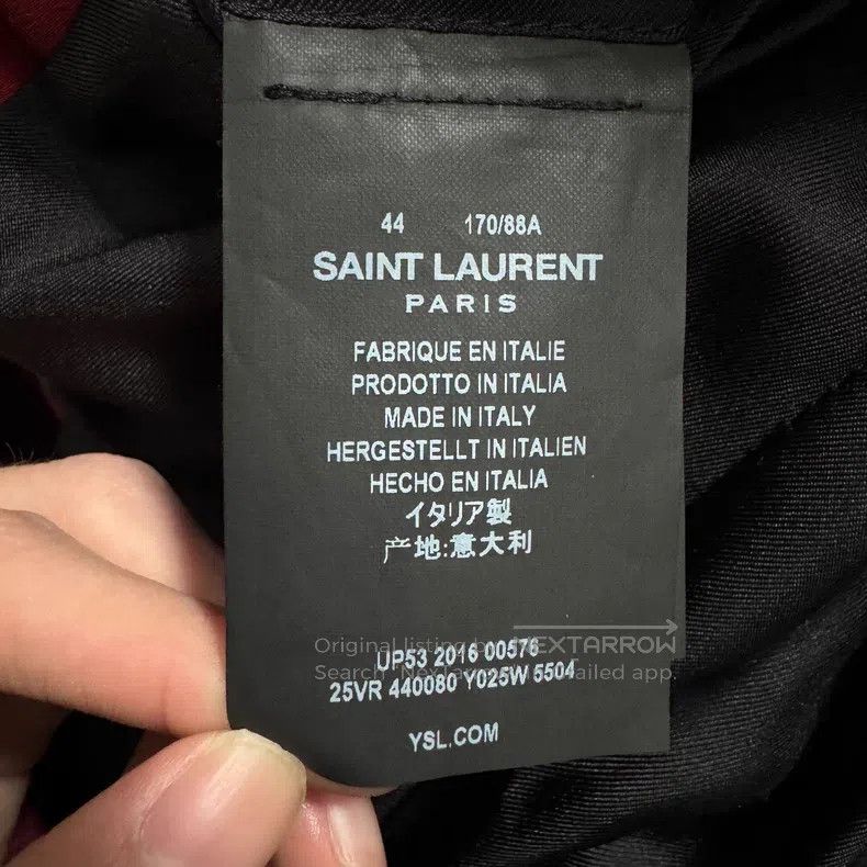 Saint Laurent Paris Saint Laurent Paris Red Velvet Suit Size US S / EU 44-46 / 1 - 5 Thumbnail