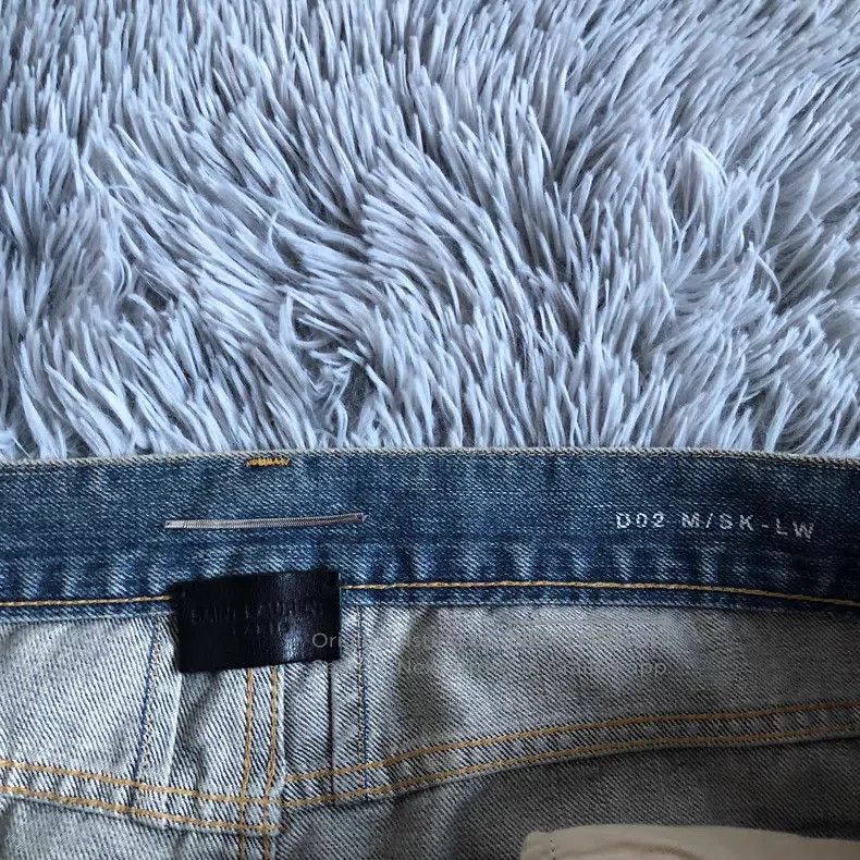 Saint Laurent Paris Saint Laurent Paris Distressed and water-washed denim jean Size US 34 / EU 50 - 4 Thumbnail