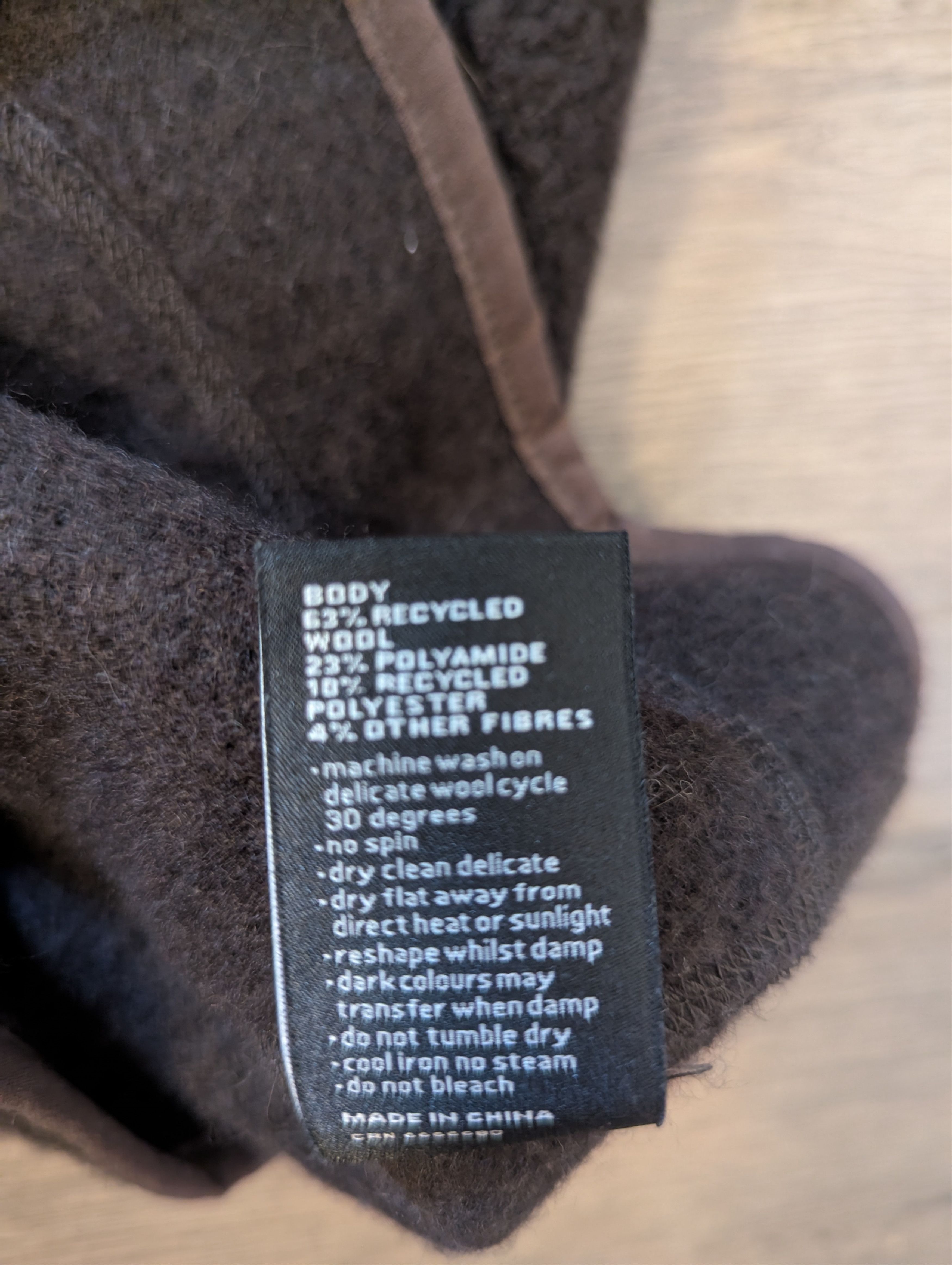 Finisterre Men's Finisterre Medium Hegen Wool Sherpa Fleece Size US M / EU 48-50 / 2 - 5 Thumbnail