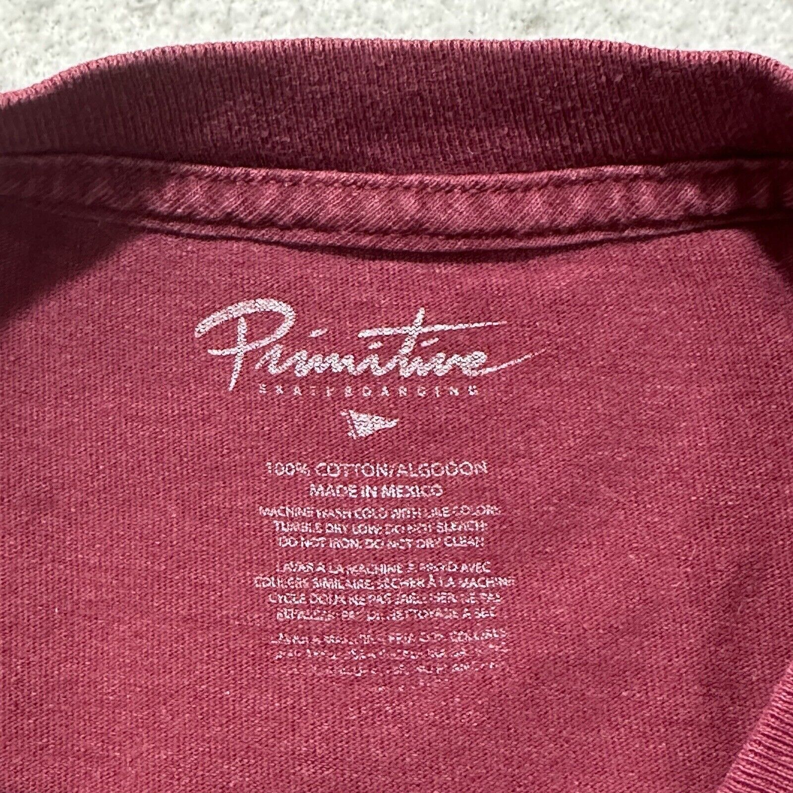 Other Primitive Medium Maroon Red Short Sleeve Graphic T Shirt Size US M / EU 48-50 / 2 - 3 Thumbnail