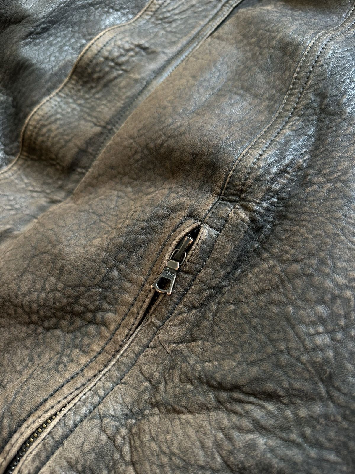 Marithe + Francois Girbaud Archive Marithe+FRANCOIS GIRBAUD Leather Jacket Rare! Size US M / EU 48-50 / 2 - 20 Thumbnail
