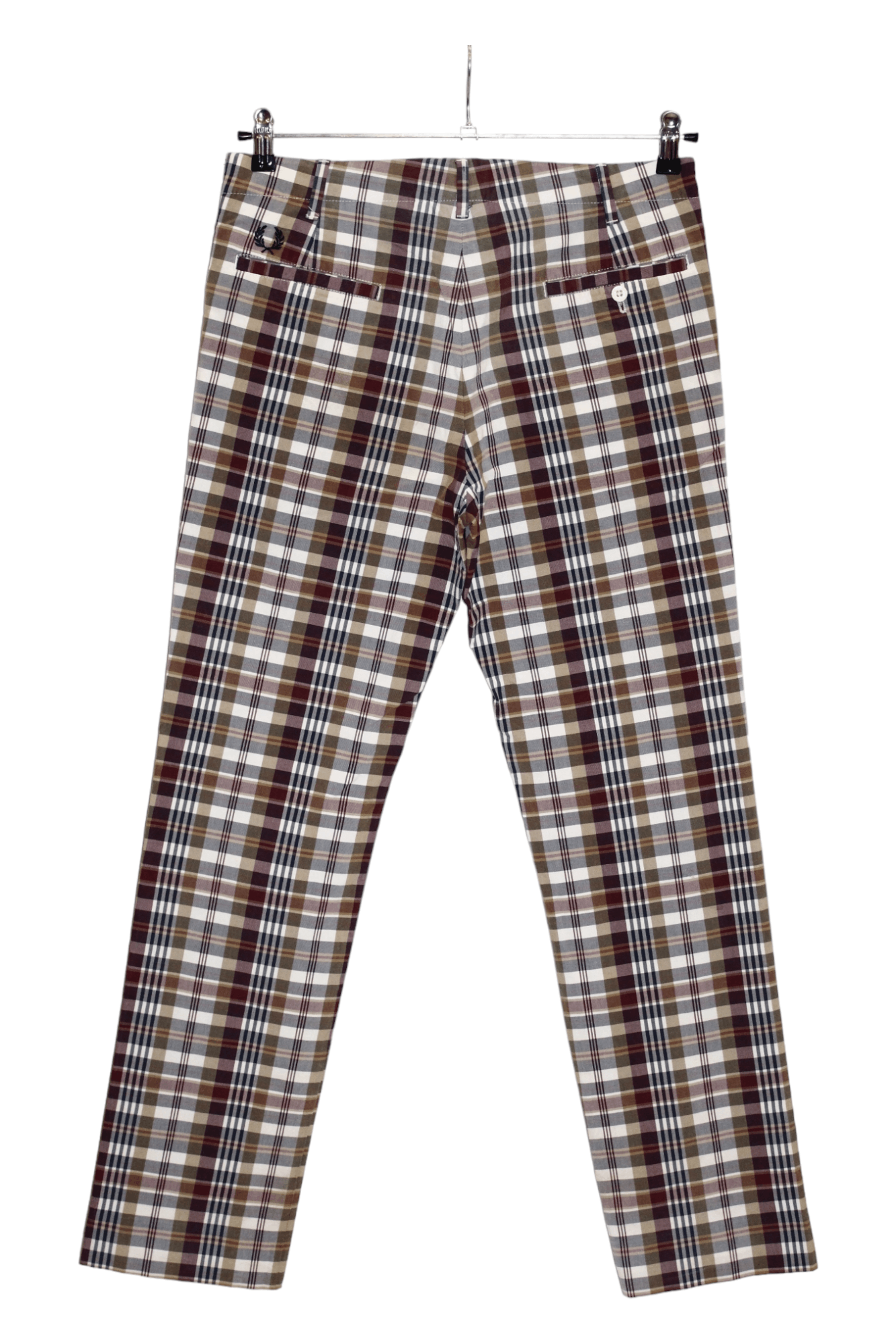 Fred Perry VTG Fred Perry Tartan Double-check Cotton Casual Pants Size US 32 / EU 48 - 2 Thumbnail