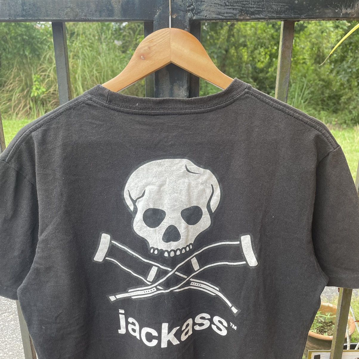 Mtv 🔥🔥Jackass MTV TV Show Skull Promo Crew Tee Size US L / EU 52-54 / 3 - 2 Thumbnail