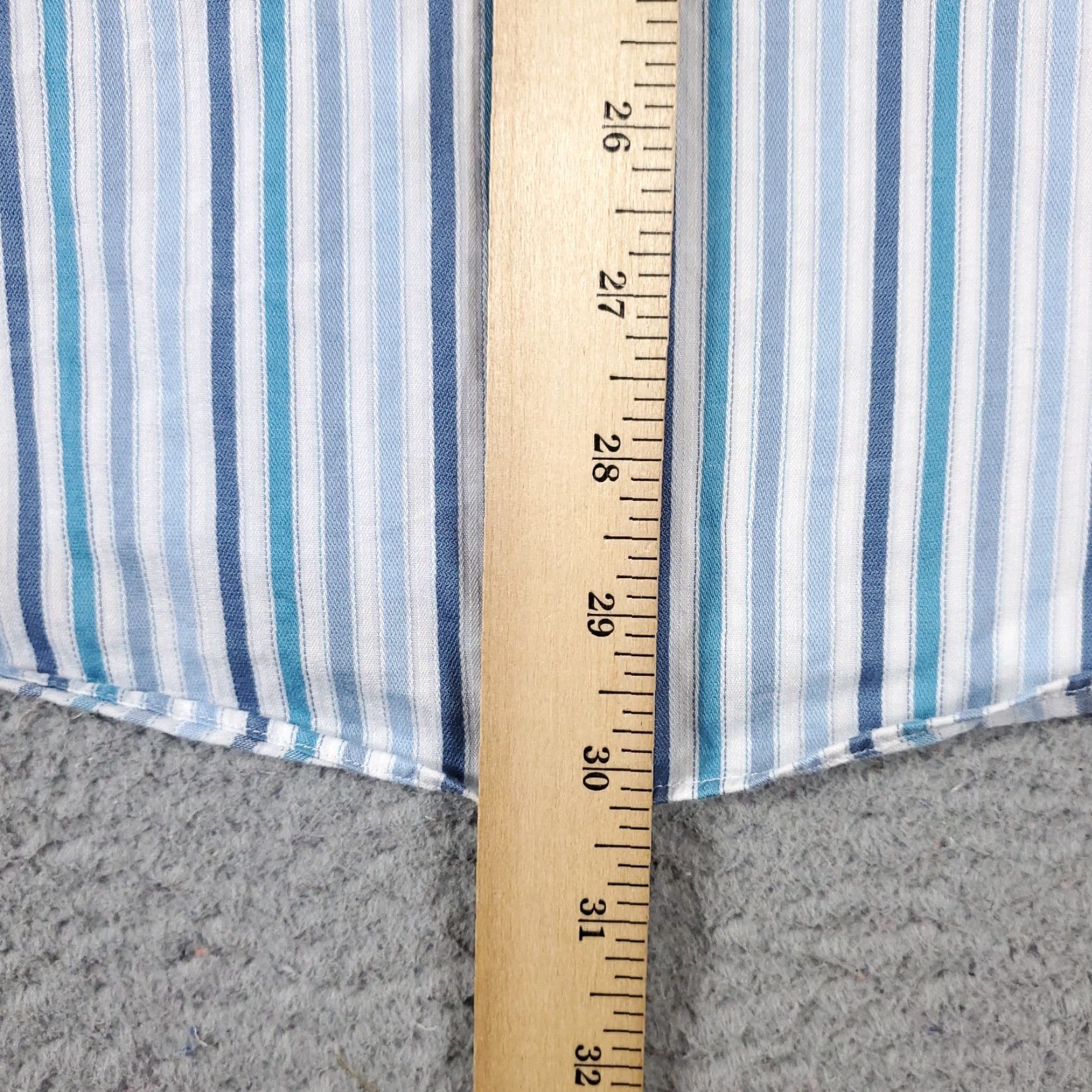 Ben Sherman Ben Sherman Blue Striped Button-Up Shirt Mens XL Long Sleeve Casual Size US XL / EU 56 / 4 - 7 Thumbnail