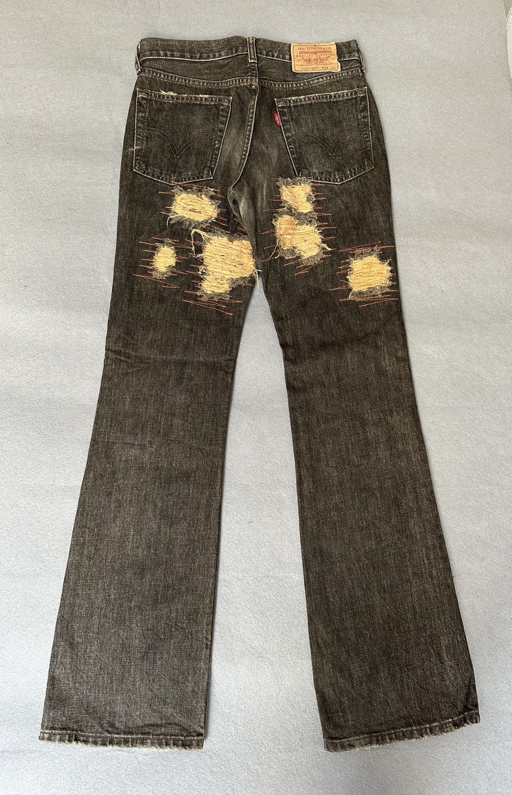 Levi's Vintage Clothing FLARE Levi’s 517 Distressed Denim Size US 28 / EU 44 - 2 Thumbnail
