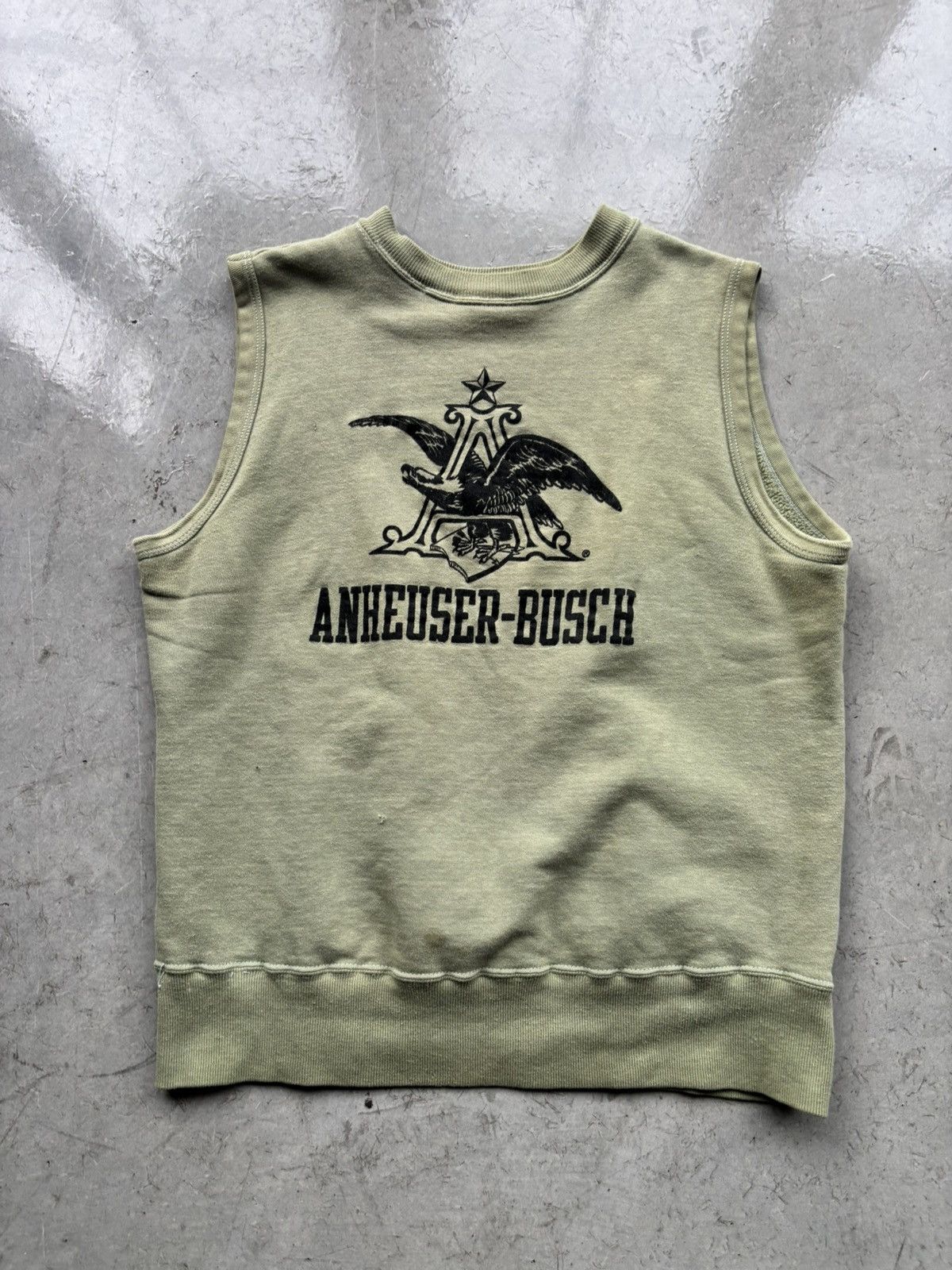 Vintage Vintage Anheuser Busch Cutoff Crew Size US S / EU 44-46 / 1 - 1 Thumbnail