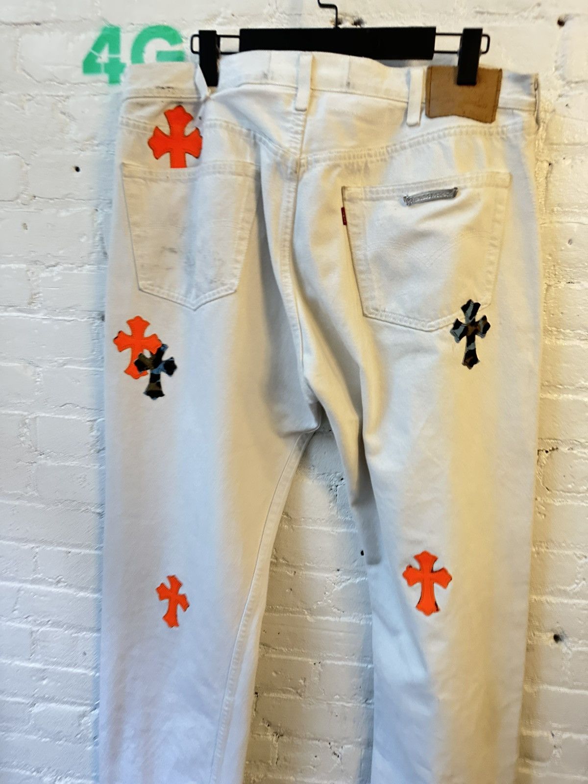 Chrome Hearts Chrome Hearts St. BARTHS rare levi cross patch jeans Size US 36 / EU 52 - 7 Thumbnail