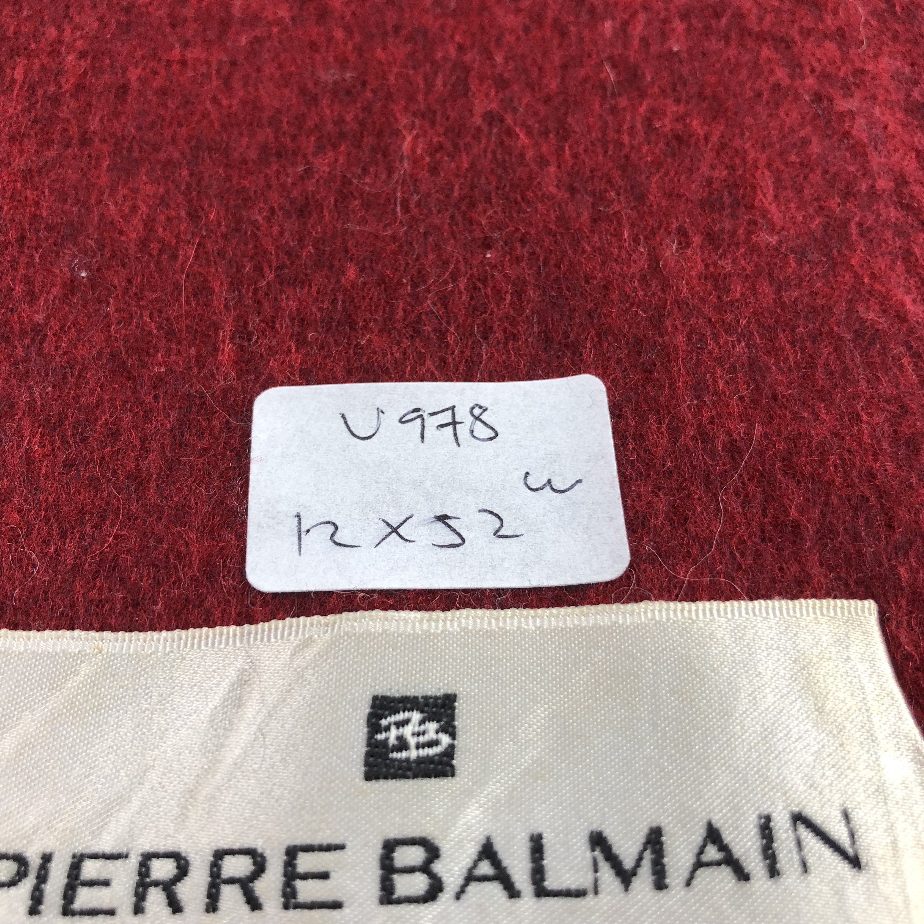 Pierre Balmain Pierre Balmain Wool Scarf Muffler V978 Size ONE SIZE - 16 Thumbnail