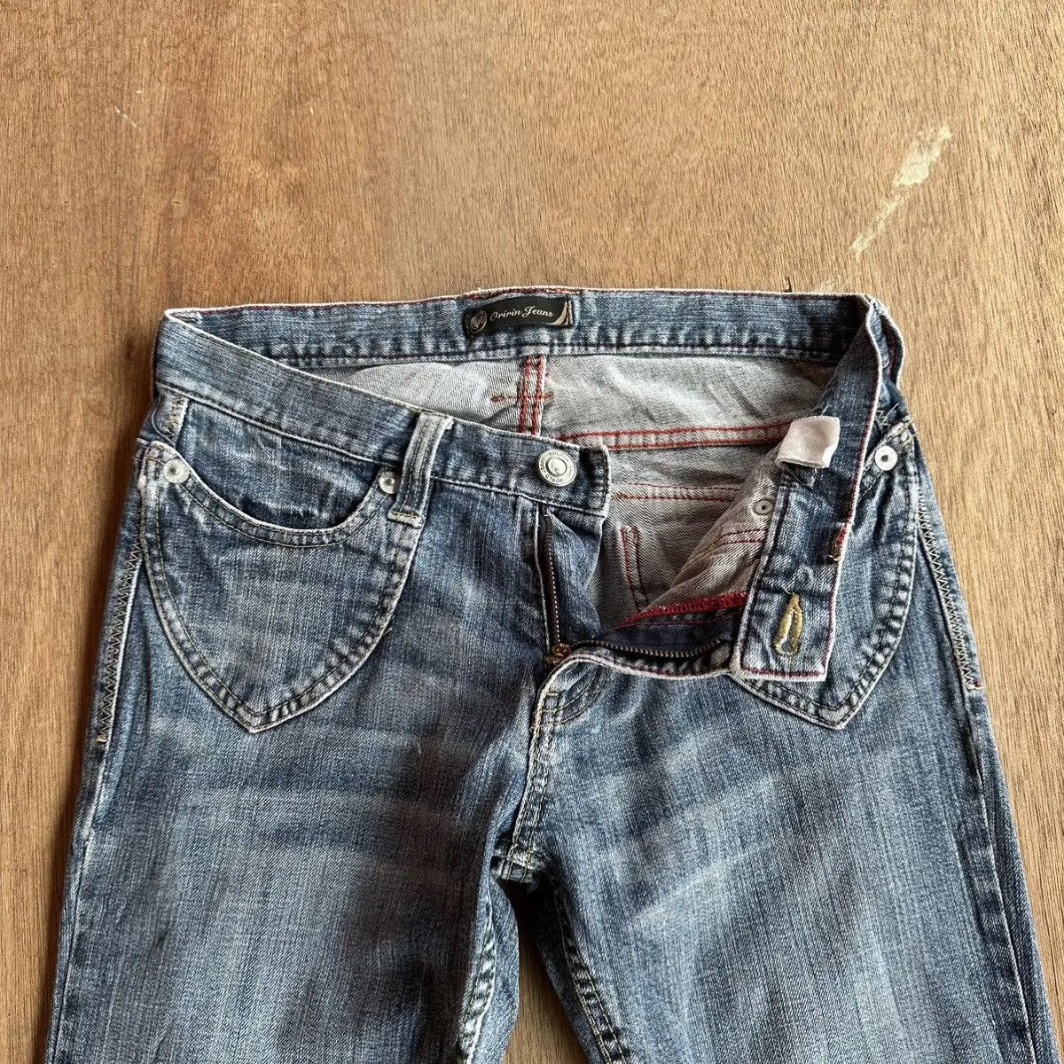 Japanese Brand FLARE/BOOTCUT🔥VINTAGE ORIRIN JEANS LOW RISE DENIM PANTS Size 28" / US 6 / IT 42 - 6 Thumbnail