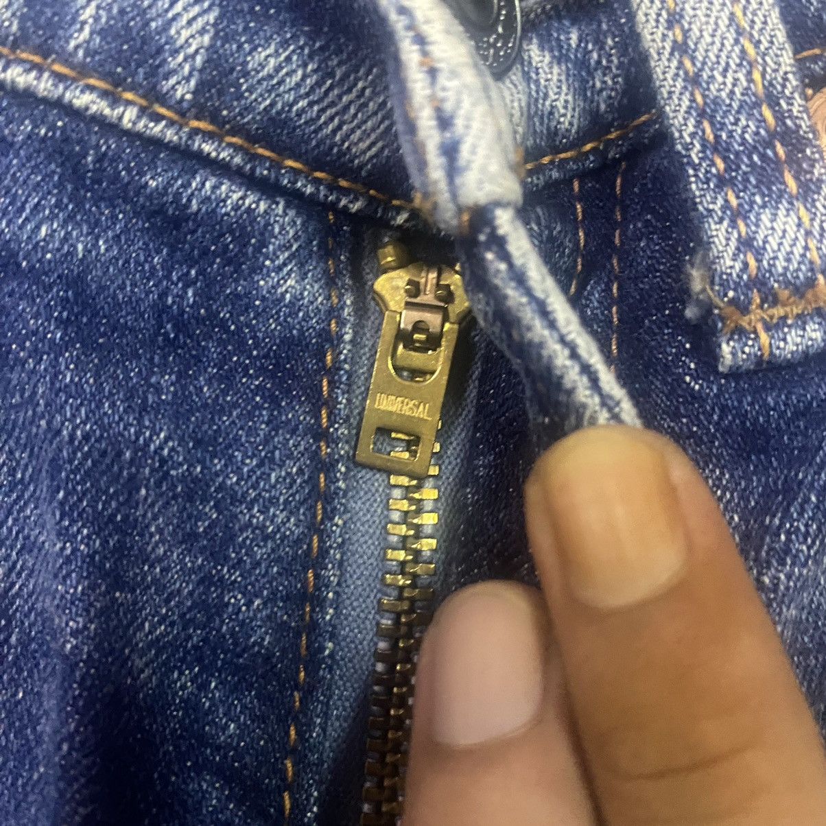 Japanese Brand × Jean × Vintage Vintage RNA Splash Paint Unisex Denim Jeans Size US 30 / EU 46 - 7 Thumbnail