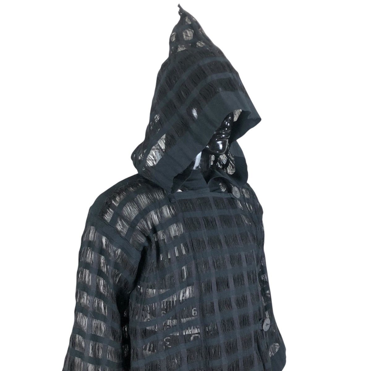 Issey Miyake Vintage Issey Miyake Permanente S/S 1995 Wool Mesh Jacket Size US L / EU 52-54 / 3 - 19 Thumbnail