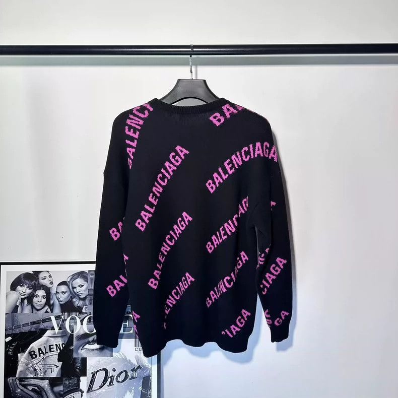 Balenciaga Balenciaga Black Pink Bullet Curtain Sweater-2506 Size US S / EU 44-46 / 1 - 2 Thumbnail