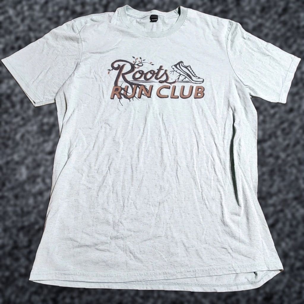 Roots Grove Roots Brewing Co T-Shirt Men XL Green Run Club Double-Sided Beer Brewery Winter Crew Neck Short Sleeve Mens Size US XL / EU 56 / 4 - 1 Thumbnail