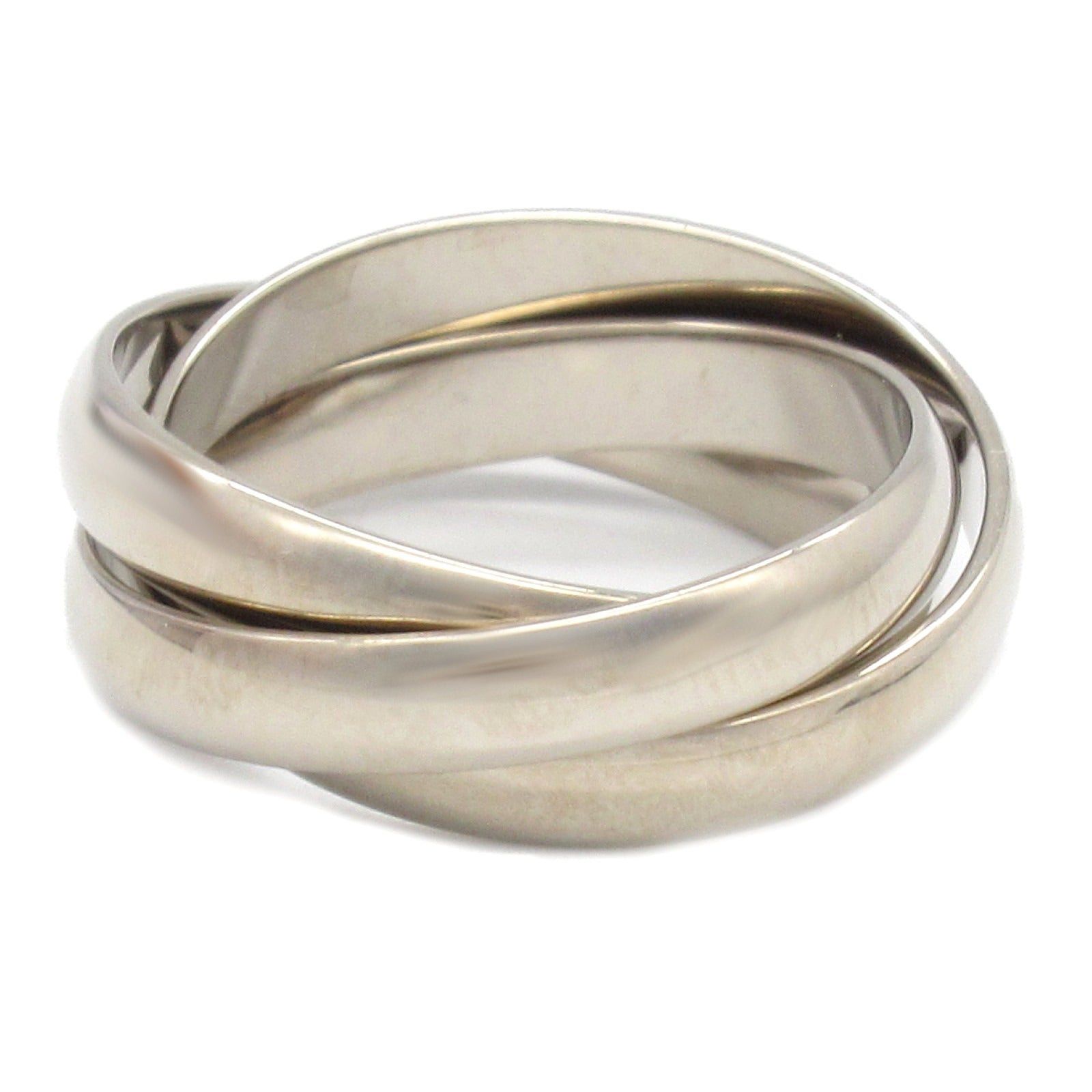 Cartier Cartier Trinity Ring K18Wg (White Gold) Silver Size ONE SIZE - 1 Thumbnail