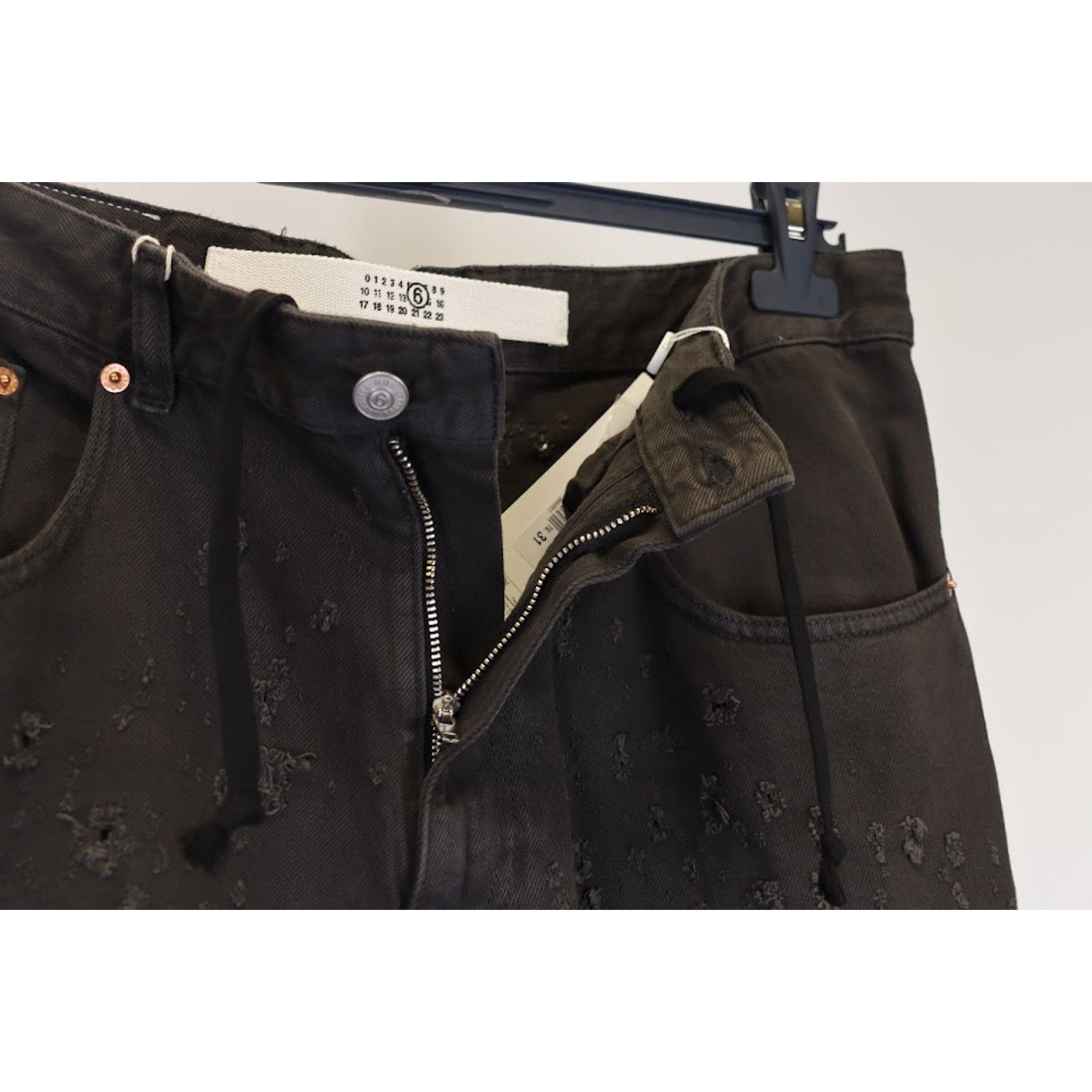 Maison Margiela o1rshd1 Distressed Jeans in Brown Size US 34 / EU 50 - 7 Thumbnail