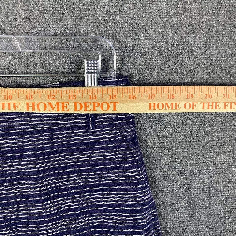Loft Loft Shorts Women's Size 4 Marisa 100% Linen Striped NWT 4" Size 27" / US 4 / IT 40 - 2 Thumbnail