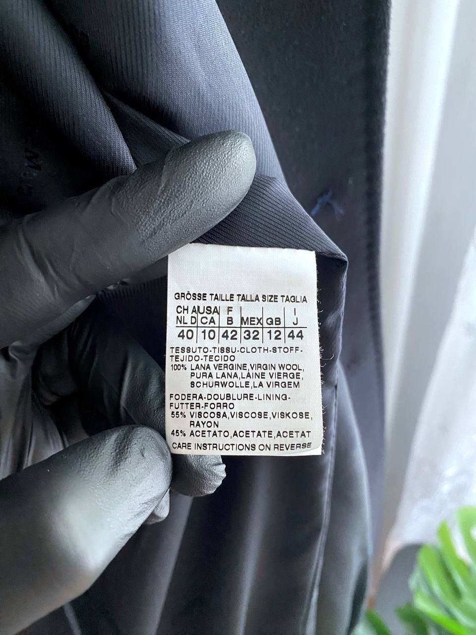 Designer × Max Mara Max Mara Studio Women's Wool Black Coat Size M / US10 / UK12 Size M / US 6-8 / IT 42-44 - 21 Thumbnail