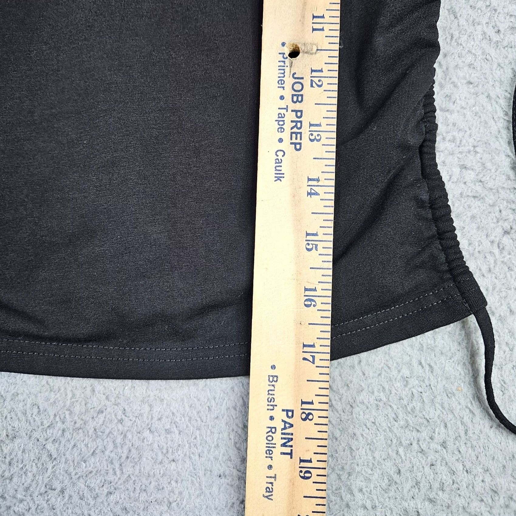 Vintage SNDYS Women's black cropped Round Neck short sleeve tee Size S Size 28" / US 6 / IT 42 - 4 Thumbnail