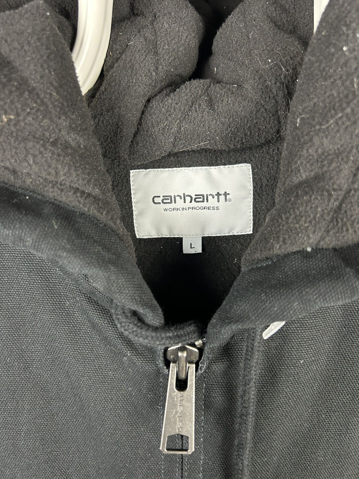 Carhartt × Vintage CARHARTT VINTAGE ACTIVE DETROIT BLACK JACKET FADED Size US L / EU 52-54 / 3 - 8 Thumbnail