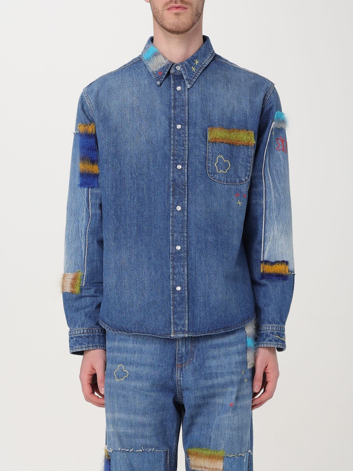 image of Marni Shirt Men Blue (Size XL)