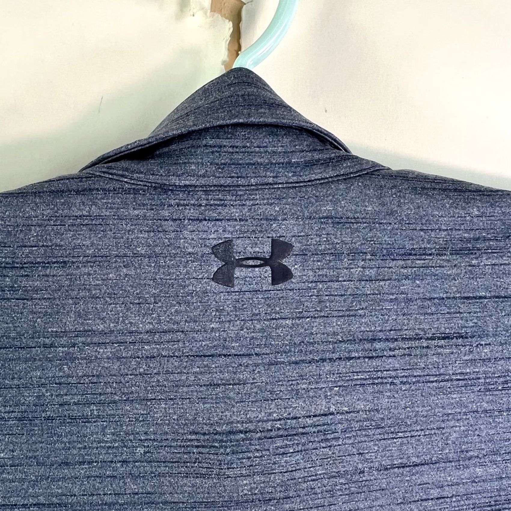 Under Armour Under Armour HeatGear Polo Shirt Mens Golf Short Sleeve Heather Blue L Size T-Shirt Shirt Polo Size US L / EU 52-54 / 3 - 5 Thumbnail