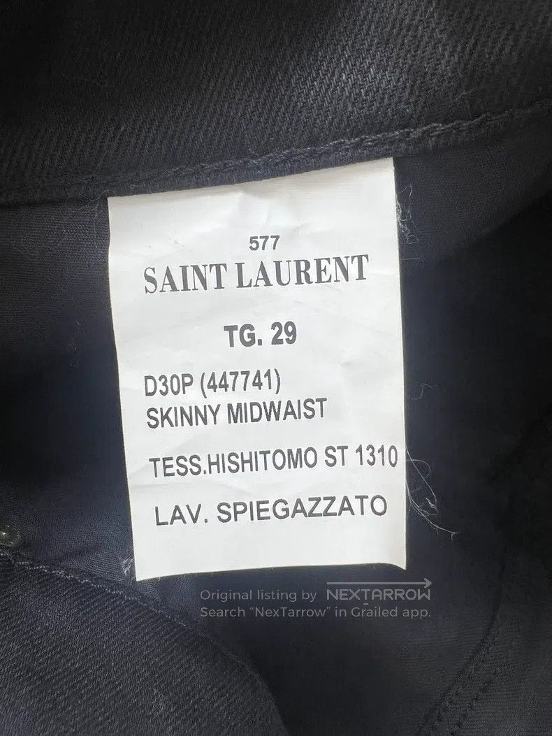 Saint Laurent Paris Saint Laurent Paris Black Basic Jeans Size US 29 - 6 Thumbnail