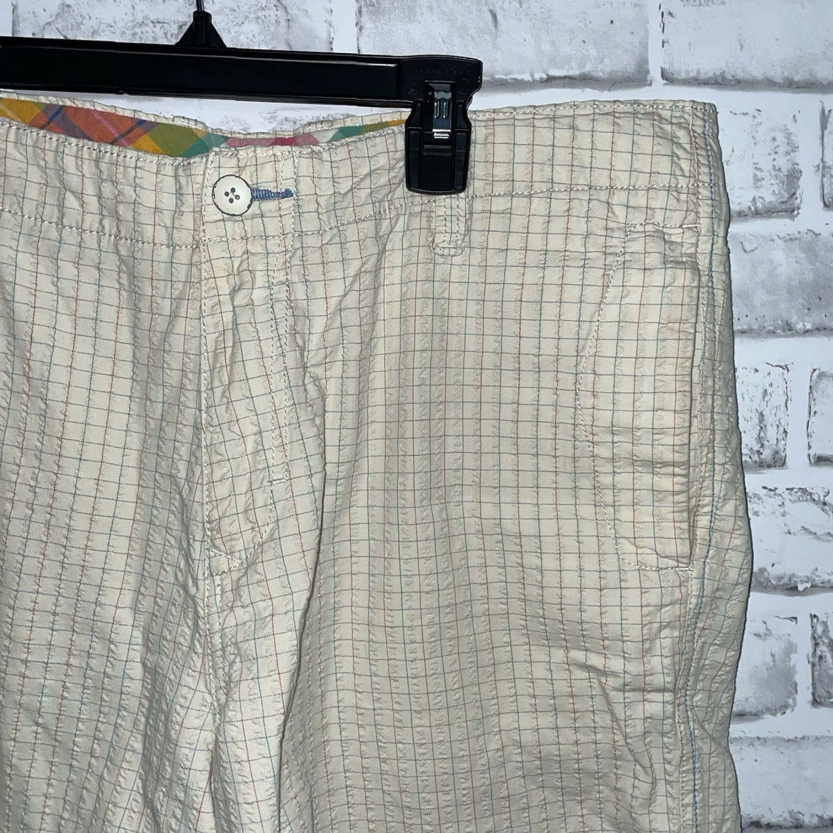 Tommy Bahama Tommy Bahama Relax Plaid Colorful Cotton Shorts Mens 35 Multicolor Plaid Colorful Cotton Shorts Mens 35 Size US 35 - 2 Thumbnail