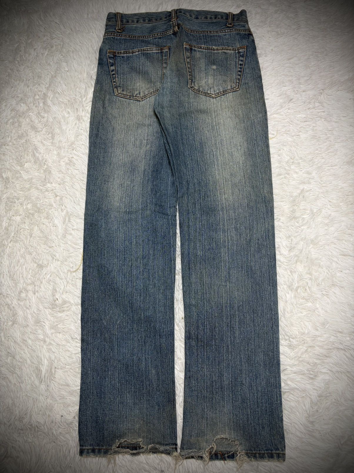 Hysteric Glamour 2000s Japanese Label tartans punk distressed ripped jeans Size US 30 / EU 46 - 5 Thumbnail
