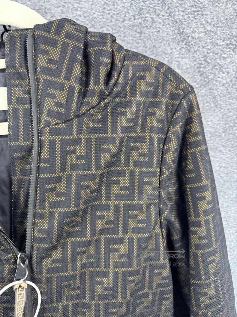 Fendi Fendi All-over print double-F mesh coat Size XXS / US 00 / IT 34 - 4 Thumbnail