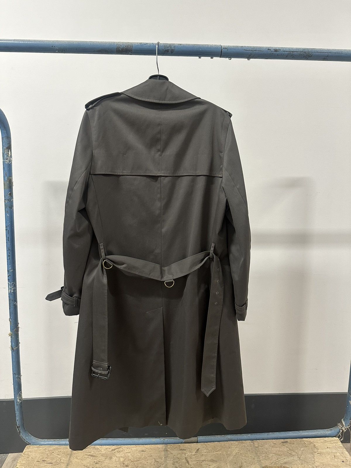Oscar De La Renta Vintage Oscar De La Renta Grey Trench Coat Jacket Designer Size US M / EU 48-50 / 2 - 3 Thumbnail