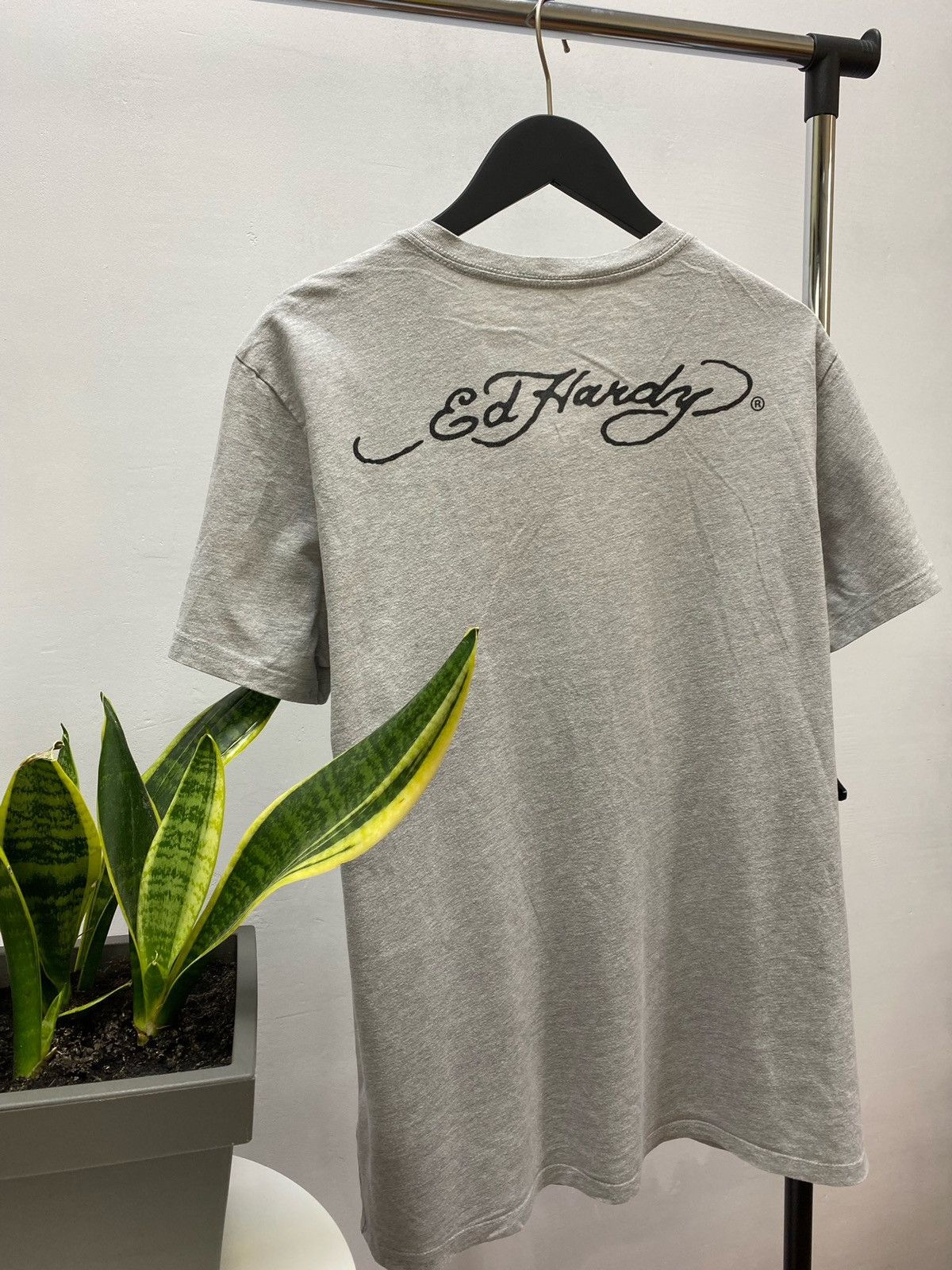 Christian Audigier × Ed Hardy Vintage 00’s Ed Hardy Hype T-Shirt Size US L / EU 52-54 / 3 - 23 Thumbnail