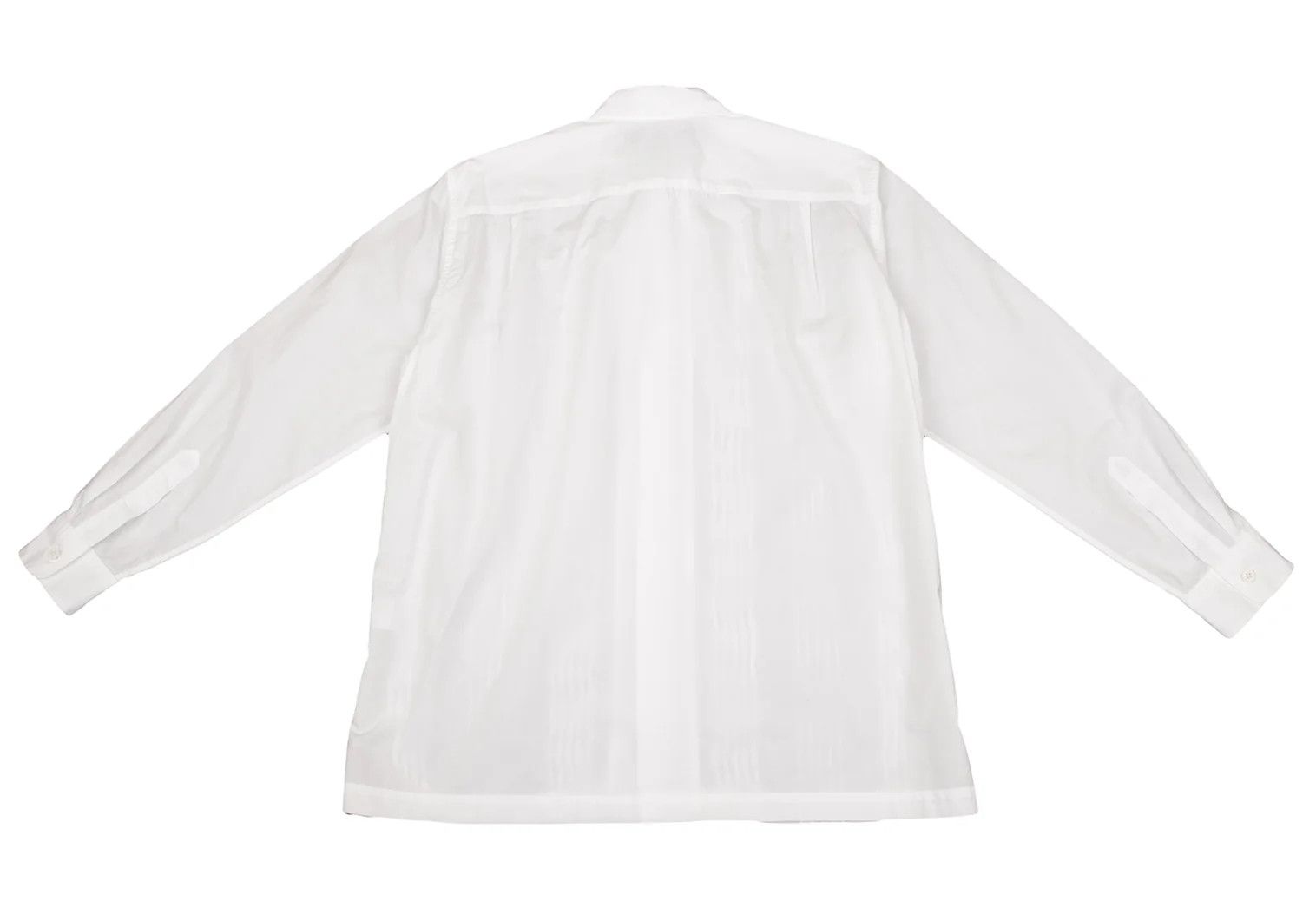 Issey Miyake Front Wave Pleats Design Long Sleeve Shirt in Off-White Size US S / EU 44-46 / 1 - 10 Thumbnail