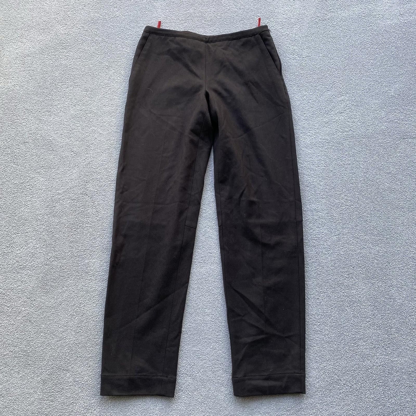 Prada Women’s Wool Trousers 27” Waist Brown Vintage