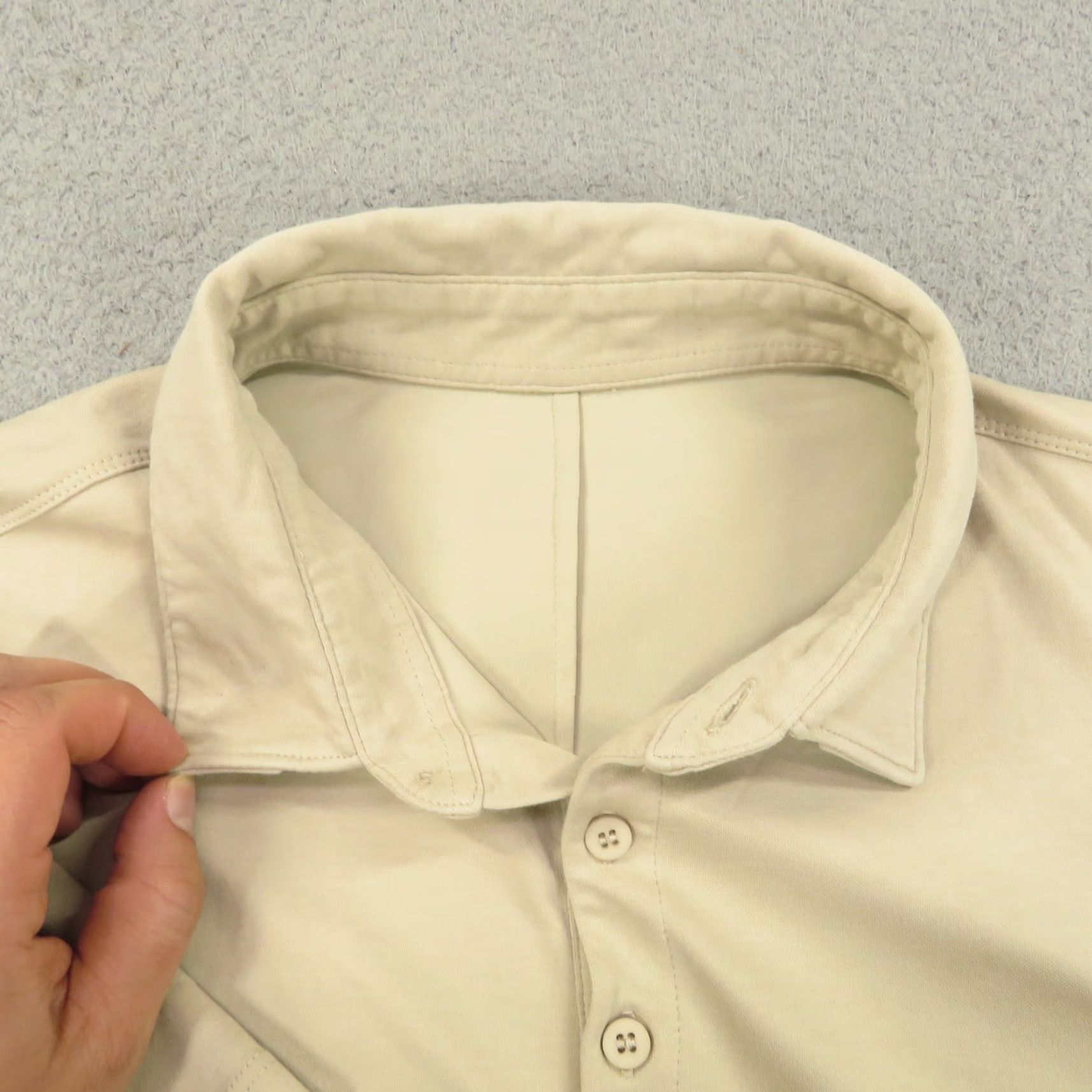 Vintage Jack Archer Shirt XXL Men Tech Polo Sand Dune Khaki Performance Golf Button Flex Size US XXL / EU 58 / 5 - 5 Thumbnail