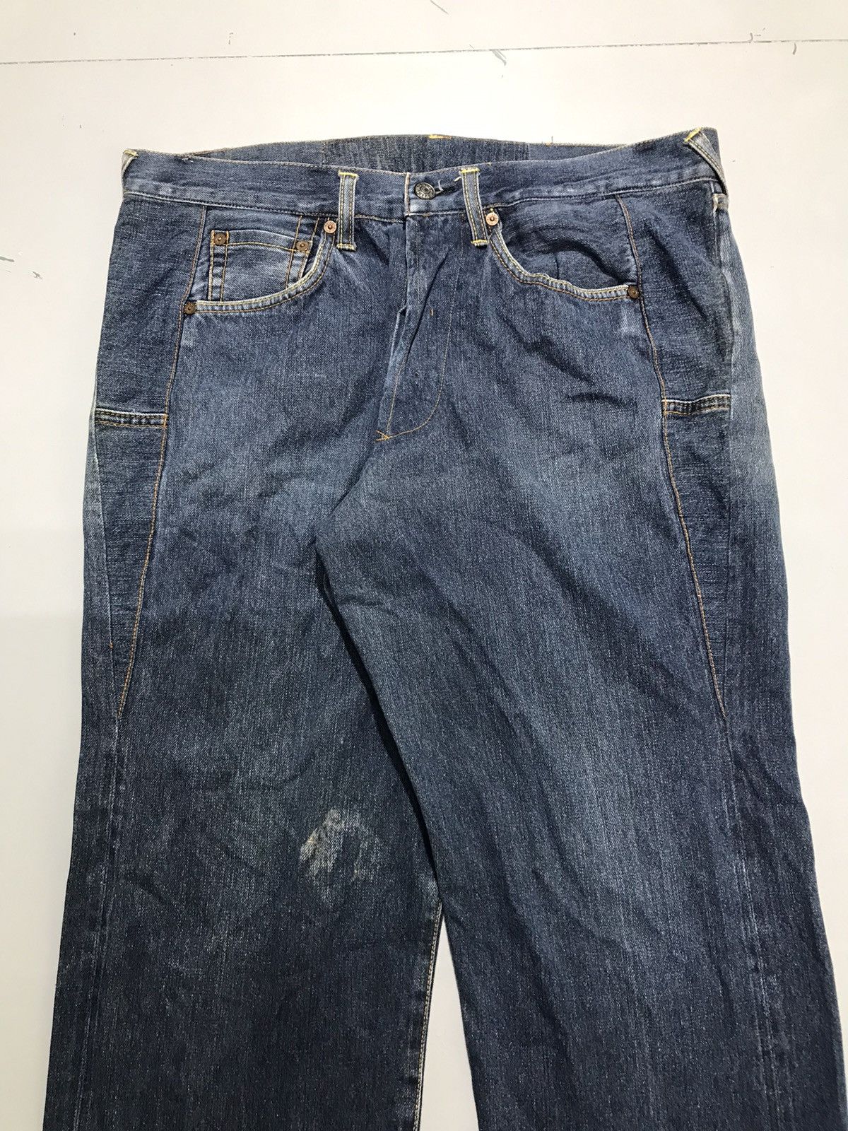 Japanese Brand Vintage Japanese brand seagull salvage denim Size US 36 / EU 52 - 4 Thumbnail
