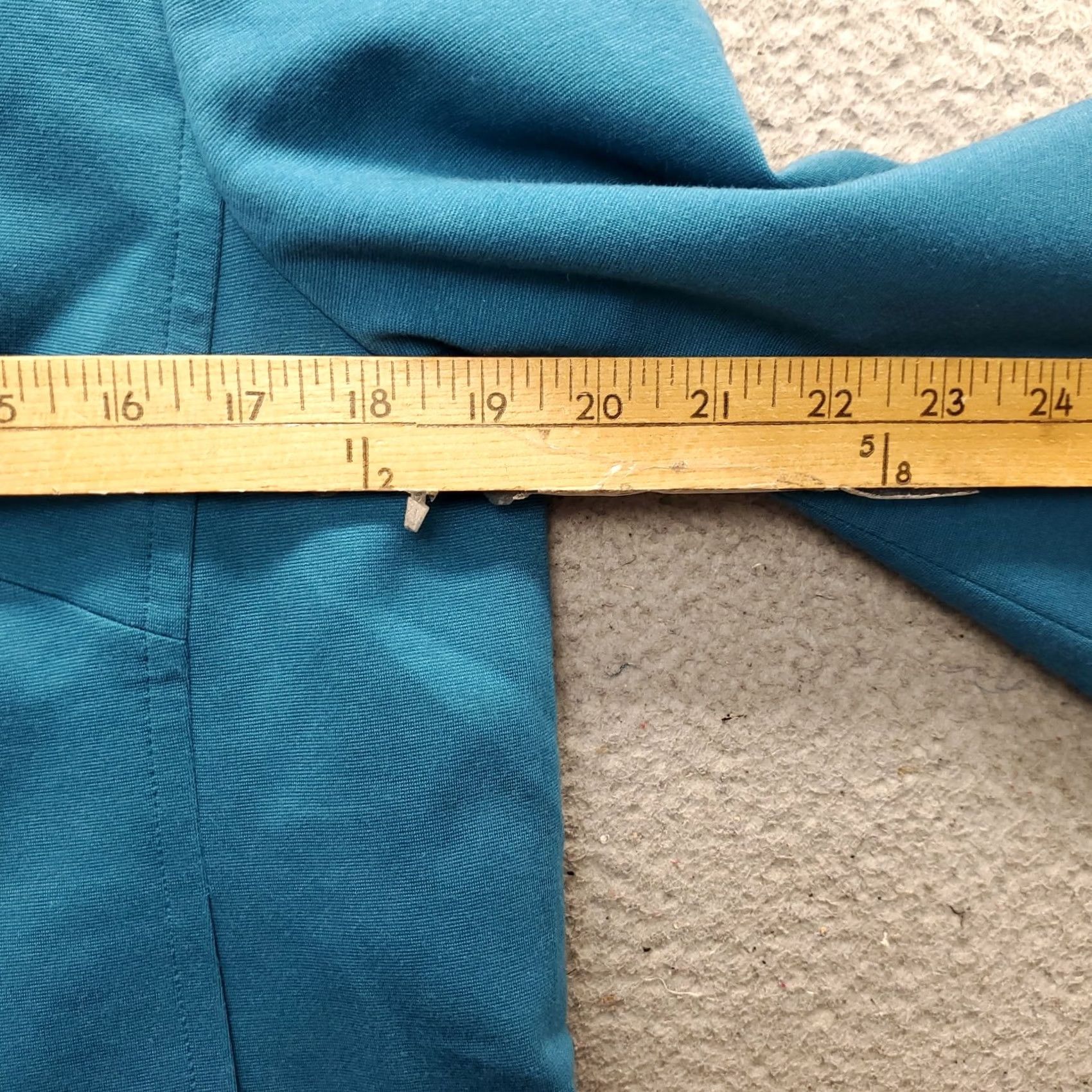Talbots Talbots Cropped Blazer Jacket Womens 8 Petite Blue Stretch Collared Three Button Size M / US 6-8 / IT 42-44 - 3 Thumbnail